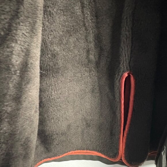 Vintage Mens Zero King 36S Brown Wool Coat Faux Fur Collar & Lining - Picture 13 of 13